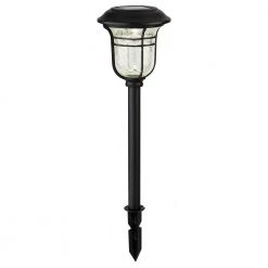 Jefferson Solar 10 Lumens Black Integrated LED 3000K Warm White Landscape Path Light (10-Pack); Weather/Rust Resistant by Hampton Bay 14 Jefferson Solar 10 Lumens Black Integrated LED 3000K Warm White Landscape Path Light (10-Pack); Weather/Rust Resistant by Hampton Bay -Hampton Bay Sales black hampton bay path lights 84075 1d 1000