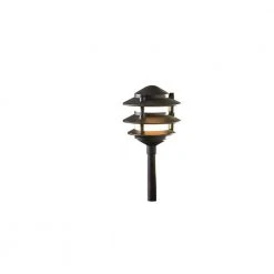 Elmore Low Voltage Black Outdoor Integrated LED 3-Tier Metal Landscape Path Light with Frosted Plastic Lens by Hampton Bay 14 Elmore Low Voltage Black Outdoor Integrated LED 3-Tier Metal Landscape Path Light with Frosted Plastic Lens by Hampton Bay -Hampton Bay Sales black hampton bay path lights l03177 40 1000