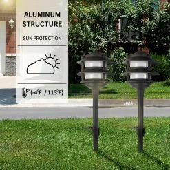 Elmore Low Voltage Black Outdoor Integrated LED 3-Tier Metal Landscape Path Light with Frosted Plastic Lens by Hampton Bay 21 Elmore Low Voltage Black Outdoor Integrated LED 3-Tier Metal Landscape Path Light with Frosted Plastic Lens by Hampton Bay -Hampton Bay Sales black hampton bay path lights l03177 fa 1000