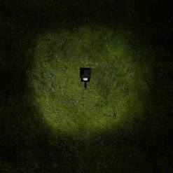 Cairo Low Voltage Square Transitional Black Integrated LED Path Light With Bubble Glass (1-Pack) by Hampton Bay -Hampton Bay Sales black hampton bay path lights l08457 40 1000