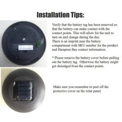 Solar Black LED Path Light 10 Lumens (6-Pack) by Hampton Bay 19 Solar Black LED Path Light 10 Lumens (6-Pack) by Hampton Bay -Hampton Bay Sales black hampton bay path lights p3100 01 06 44 1000