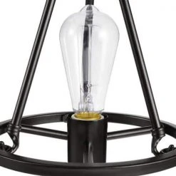 Stratton 1-Light Black Mini Pendant with No Shade by Hampton Bay -Hampton Bay Sales black hampton bay pendant lights hdp00006 40 1000