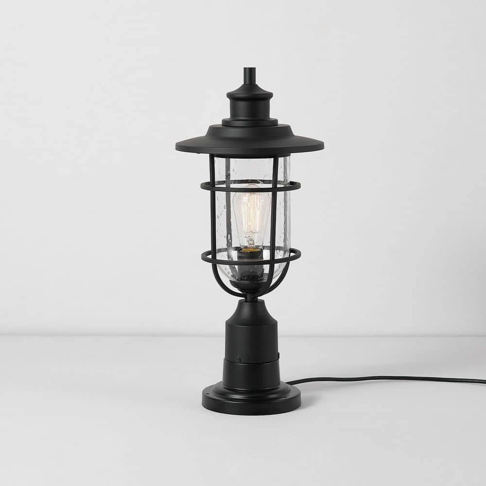 Turner 1-Light Post Mount Matte Black by Hampton Bay 11 Turner 1-Light Post Mount Matte Black by Hampton Bay - Image 11