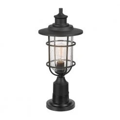 Turner 1-Light Post Mount Matte Black by Hampton Bay 21 Turner 1-Light Post Mount Matte Black by Hampton Bay -Hampton Bay Sales black hampton bay post light sets 44883 fa 1000