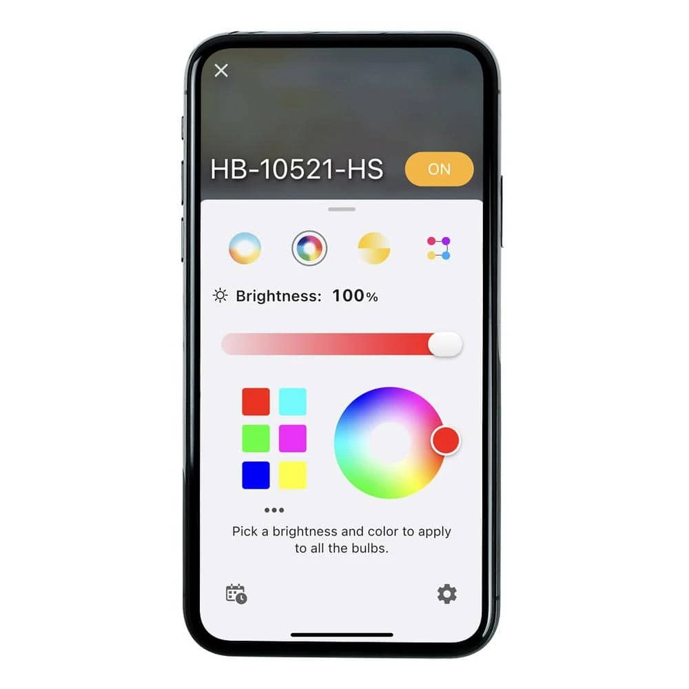 Outdoor/Indoor 24 ft. Smart Hubspace Plug-in Edison Bulb RGBW Color Changing LED String Light (12-Bulb) by Hampton Bay 10 Outdoor/Indoor 24 ft. Smart Hubspace Plug-in Edison Bulb RGBW Color Changing LED String Light (12-Bulb) by Hampton Bay - Image 10