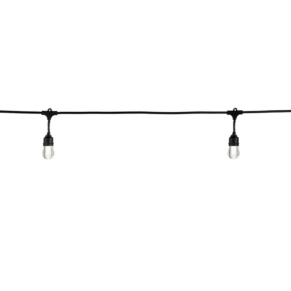 Outdoor/Indoor 24 ft. Smart Hubspace Plug-in Edison Bulb RGBW Color Changing LED String Light (12-Bulb) by Hampton Bay 9 Outdoor/Indoor 24 ft. Smart Hubspace Plug-in Edison Bulb RGBW Color Changing LED String Light (12-Bulb) by Hampton Bay - Image 9