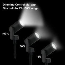 Low Voltage Black LED Spotlight with Smart Hubspace App Control (3-Pack) by Hampton Bay 19 Low Voltage Black LED Spotlight with Smart Hubspace App Control (3-Pack) by Hampton Bay -Hampton Bay Sales black hampton bay smart outdoor lighting l08557 4f 1000