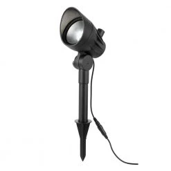 Solar Black LED 50 Lumen Metal Spotlight by Hampton Bay -Hampton Bay Sales black hampton bay spotlights nxt 2135h c3 1000