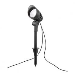 Solar Black LED 75-150 Lumen High-Low 3-Head Metal Spotlight by Hampton Bay -Hampton Bay Sales black hampton bay spotlights nxt 2142 3 c3 1000