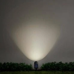 50 Lumens Solar Black Outdoor LED Landscape Spotlight by Hampton Bay -Hampton Bay Sales black hampton bay spotlights nxt c9000 12 1d 1000