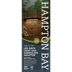 Low Voltage Black LED Deck Light by Hampton Bay 12 Low Voltage Black LED Deck Light by Hampton Bay -Hampton Bay Sales black hampton bay stair lights kjc2601l 2 4f 1000