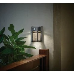 120-Degree Solar Filament Black Motion Sensing Outdoor Integrated LED Stair Light by Hampton Bay -Hampton Bay Sales black hampton bay stair lights sl1836 31 1000