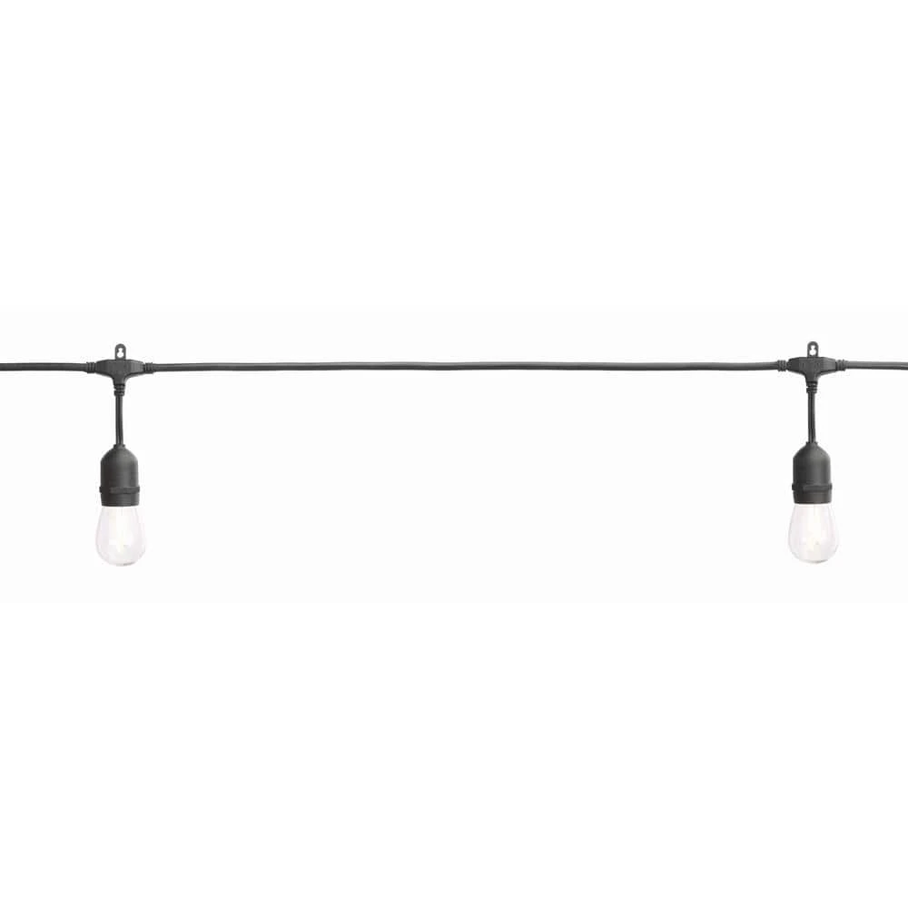 24-Light Indoor/Outdoor 48 ft. String Light with S14 Single Filament LED Bulbs by Hampton Bay 5 24-Light Indoor/Outdoor 48 ft. String Light with S14 Single Filament LED Bulbs by Hampton Bay - Image 5