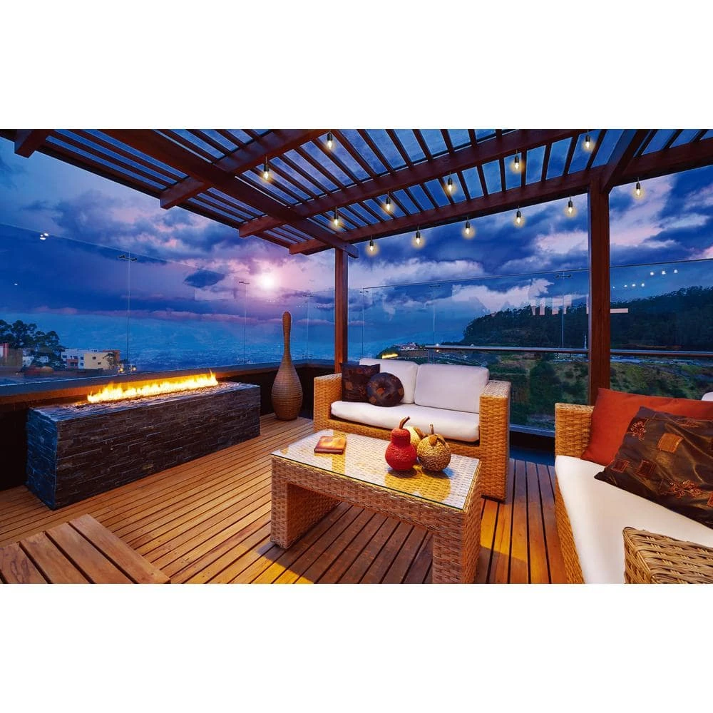 24-Light Indoor/Outdoor 48 ft. String Light with S14 Single Filament LED Bulbs by Hampton Bay 2 24-Light Indoor/Outdoor 48 ft. String Light with S14 Single Filament LED Bulbs by Hampton Bay - Image 2