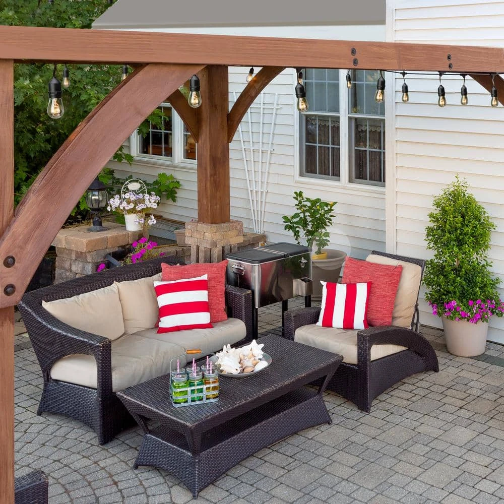 12-Light Indoor/Outdoor 24 ft. Plug-In Incandescent Edison Bulb String Light by Hampton Bay 2 12-Light Indoor/Outdoor 24 ft. Plug-In Incandescent Edison Bulb String Light by Hampton Bay - Image 2