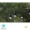 20-Light 231 in. Solar Black Integrated LED Nautical String Light by Hampton Bay
