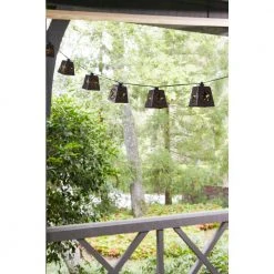 Solar 10-Light 150 in. Integrated LED String Light with Lone Star Shade by Hampton Bay 9 Solar 10-Light 150 in. Integrated LED String Light with Lone Star Shade by Hampton Bay -Hampton Bay Sales black hampton bay string lights 82151 40 1000