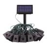 Solar 10-Light 150 in. Integrated LED String Light with Lone Star Shade by Hampton Bay