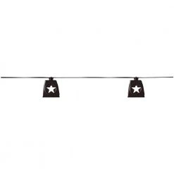 Solar 10-Light 150 in. Integrated LED String Light with Lone Star Shade by Hampton Bay 10 Solar 10-Light 150 in. Integrated LED String Light with Lone Star Shade by Hampton Bay -Hampton Bay Sales black hampton bay string lights 82151 a0 1000