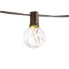 Outdoor/Indoor 12 ft. Plug-In LED G40 Copper Fairy String Light (2-Pack) by Hampton Bay