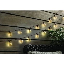 Outdoor/Indoor 12 ft. Plug-In LED G40 Copper Fairy String Light (3-Pack) by Hampton Bay 9 Outdoor/Indoor 12 ft. Plug-In LED G40 Copper Fairy String Light (3-Pack) by Hampton Bay -Hampton Bay Sales black hampton bay string lights nxt sl9507 3pk a0 1000