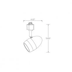 1-Light Black Integrated LED Linear Round Back Track Lighting Head by Hampton Bay -Hampton Bay Sales black hampton bay track lighting heads 804675 76 1000