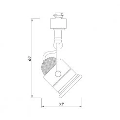 1-Light Retro Black Linear Track Lighting Head by Hampton Bay -Hampton Bay Sales black hampton bay track lighting heads 804809 d4 1000
