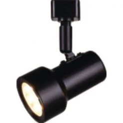 1-Light Black Integrated LED Mini-Step Linear Track Lighting Head by Hampton Bay -Hampton Bay Sales black hampton bay track lighting heads 805099 4f 1000