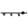 44 in. 3-Light Black LED Linear Track Lighting Retro Kit by Hampton Bay