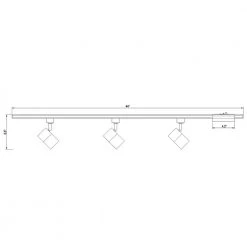 4 ft. 3-Light Black Integrated LED Linear Track Lighting Kit with Mini Cylinder Step Heads by Hampton Bay -Hampton Bay Sales black hampton bay track lighting kits 813830 d4 1000