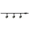 4 ft. 3-Light Black Retro Linear Track Lighting Kit by Hampton Bay