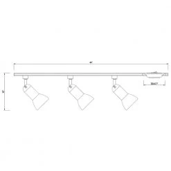 4 ft. 3-Light Black Linear Track Lighting Kit with R30/PAR30 Large Step Heads by Hampton Bay 9 4 ft. 3-Light Black Linear Track Lighting Kit with R30/PAR30 Large Step Heads by Hampton Bay -Hampton Bay Sales black hampton bay track lighting kits 813850 d4 1000