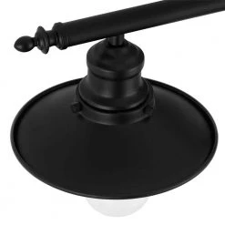 Glenhurst 3-Light Black Industrial Farmhouse Bathroom Vanity Light Fixture with Metal Shades by Hampton Bay -Hampton Bay Sales black hampton bay vanity lighting hd 8003 bk a0 1000