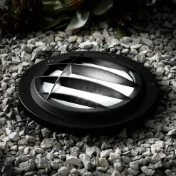 Low Voltage 500 Lumens Black Outdoor Integrated LED In Ground Well Light; Weather/Water/Rust Resistant by Hampton Bay -Hampton Bay Sales black hampton bay well lights 62999 4f 1000