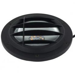 Low Voltage 500 Lumens Black Outdoor Integrated LED In Ground Well Light; Weather/Water/Rust Resistant by Hampton Bay -Hampton Bay Sales black hampton bay well lights 62999 c3 1000