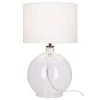 Windmere 21.5 in Clear Glass Table Lamp by Hampton Bay
