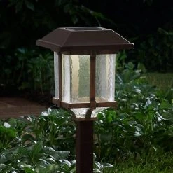 10 Lumens Solar 2-Tone Bronze and Warm Wood LED Landscape Pathway Light Set (4-Pack) by Hampton Bay 9 10 Lumens Solar 2-Tone Bronze and Warm Wood LED Landscape Pathway Light Set (4-Pack) by Hampton Bay -Hampton Bay Sales bronze and warm wood finish hampton bay path lights nxt p7100 13 40 1000