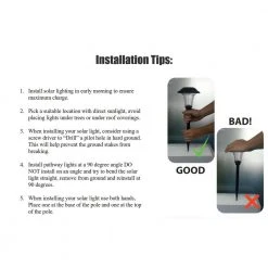 10 Lumens 2-Tone Solar Bronze and Warm Wood LED Landscape Pathway Light Set (8-Pack) by Hampton Bay -Hampton Bay Sales bronze and warm wood finish hampton bay path lights nxt p7100 13 8 44 1000