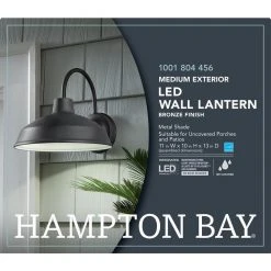Bronze Outdoor LED Barn Light Wall Lantern Sconce by Hampton Bay 21 Bronze Outdoor LED Barn Light Wall Lantern Sconce by Hampton Bay -Hampton Bay Sales bronze finish hampton bay outdoor sconces izh1691l 2 44 1000
