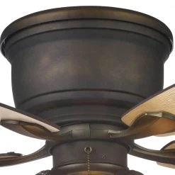 Stoneridge 52 in. Indoor LED Bronze Hugger Ceiling Fan with Light Kit, 5 Reversible Blades and Reversible Motor by Hampton Bay -Hampton Bay Sales bronze hampton bay ceiling fans with lights 51825 76 1000