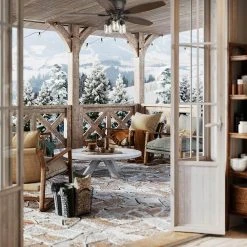 Stoneridge 52 in. Indoor/Outdoor LED Bronze Hugger Ceiling Fan with Light Kit and 5 Reversible Blades by Hampton Bay -Hampton Bay Sales bronze hampton bay ceiling fans with lights 51974 1f 1000