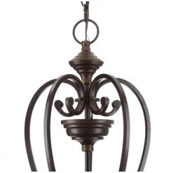 Somerset 5-Light Bronze Chandelier with Bell Shaped Frosted Glass Shades by Hampton Bay 10 Somerset 5-Light Bronze Chandelier with Bell Shaped Frosted Glass Shades by Hampton Bay -Hampton Bay Sales bronze hampton bay chandeliers gex8115a 2 1d 1000