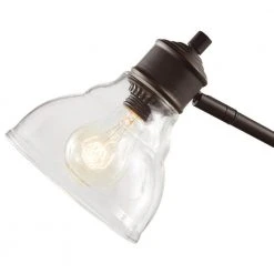 18.25 in. Oil Rubbed Bronze Counter Balance Desk Lamp with LED Bulb Included by Hampton Bay -Hampton Bay Sales bronze hampton bay desk lamps 22168 001 a0 1000