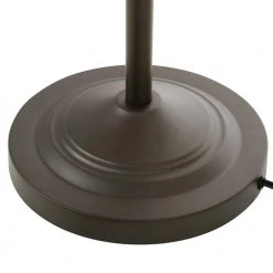 71.25 in. Bronze Torchiere Floor Lamp with Frosted Plastic Shade by Hampton Bay -Hampton Bay Sales bronze hampton bay floor lamps 18115 002 1d 1000