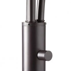 80 in. Antique Bronze 3 Arc Floor Lamp with Burlap Drum Shades by Hampton Bay -Hampton Bay Sales bronze hampton bay floor lamps af40818ab 40 1000