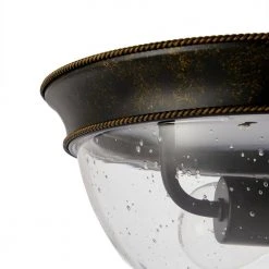 2-Light 13 in. Bronze Flush Mount Ceiling Light by Hampton Bay -Hampton Bay Sales bronze hampton bay flush mount lights 21093 000 76 1000