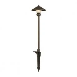 Pearson Low-Voltage Bronze Outdoor Integrated LED Landscape Path Light and Flood Light Kit (8-Pack) by Hampton Bay -Hampton Bay Sales bronze hampton bay path lights iwv6628l 1d 1000