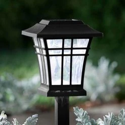 8 Lumens Solar Bronze LED Landscape Pathway Light by Hampton Bay -Hampton Bay Sales bronze hampton bay path lights nxt p1500 07 40 1000