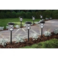 Solar Bronze LED Path Light 10 Lumens (6-Pack) by Hampton Bay 15 Solar Bronze LED Path Light 10 Lumens (6-Pack) by Hampton Bay -Hampton Bay Sales bronze hampton bay path lights p3100 01 12 a0 1000