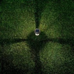 Solar Bronze and Warm Wood LED Path Light 14 Lumens with Ice Glass Lens and Vintage Bulb 2-Tone by Hampton Bay -Hampton Bay Sales bronze hampton bay path lights p5100 01 06 40 1000